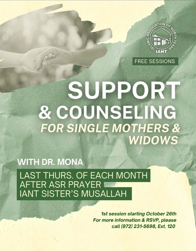 Support & Counseling for Single Mothers & Widows