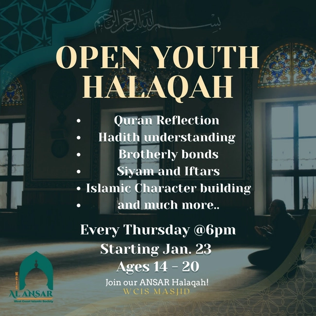 Open Youth Halaqah