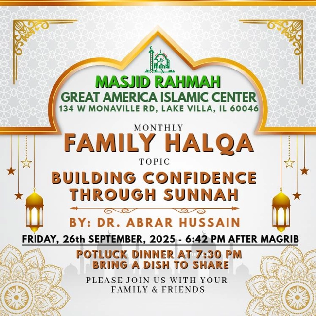 Monthly Family Halaqa