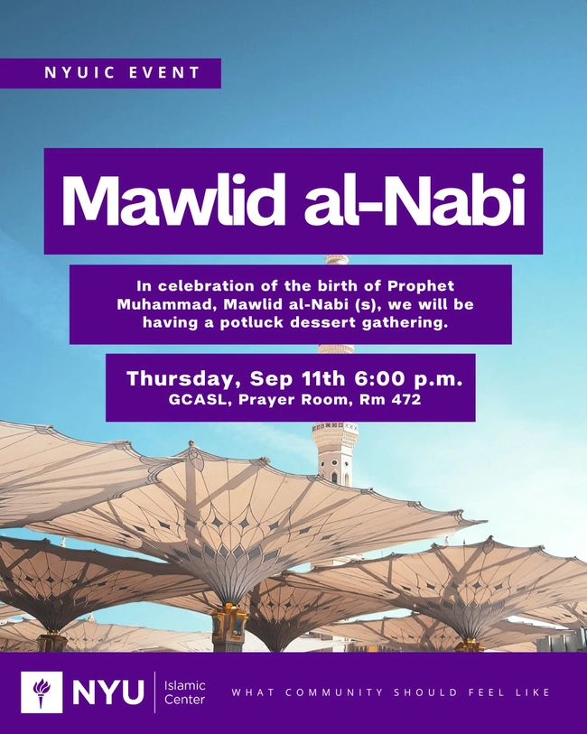 Mawlid al-Nabi Potluck