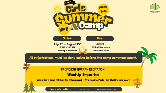 Girls Summer Hifz Camp