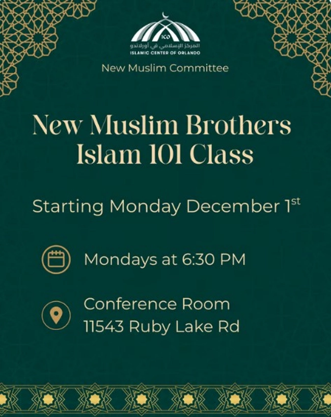 New Muslim Brothers Islam 101 Class