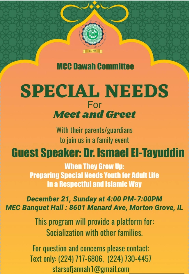 A Special Needs Meet and Greet