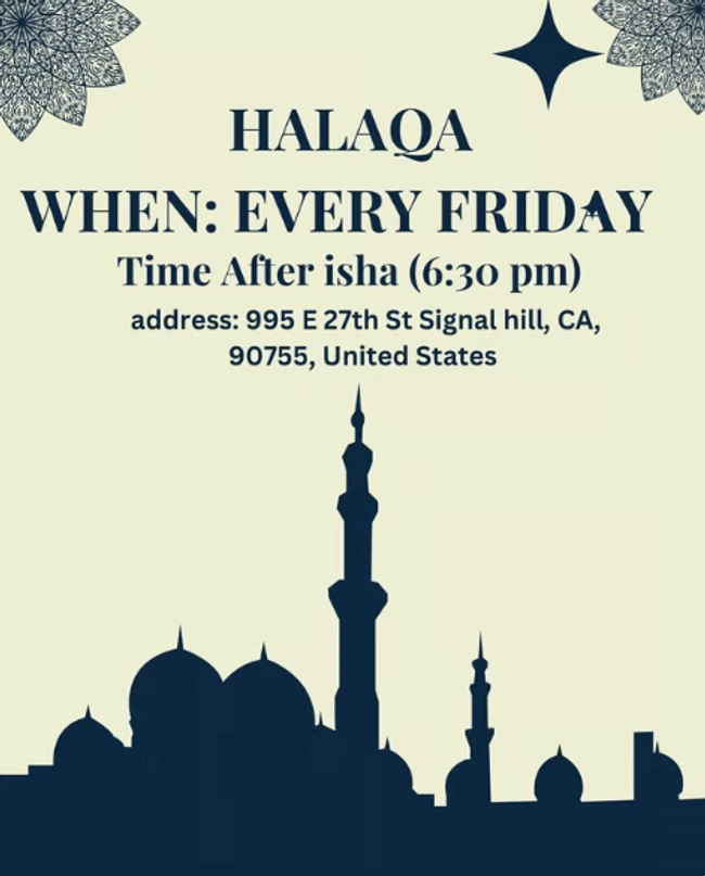 Weekly Halaqa
