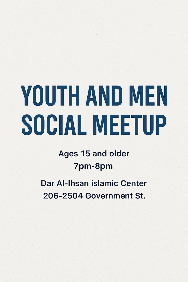 Youth and Men Social Meetup