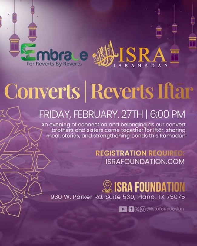 Converts Reverts Iftār