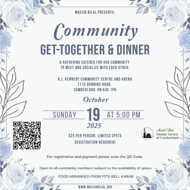 Community Get-Together & Dinner
