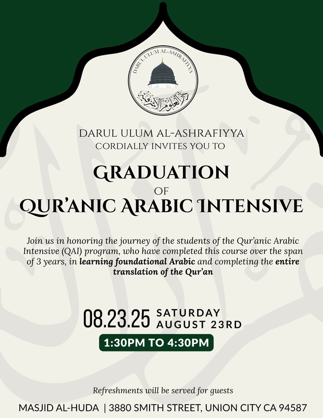 Graduation of Qur'anic Arabic Intensive