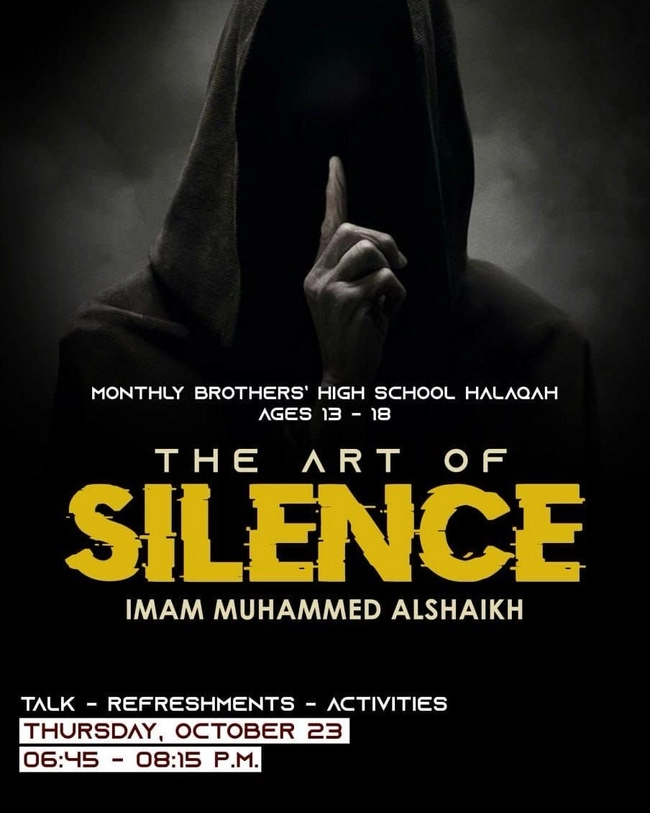Monthly Brothers’ High School Halaqah