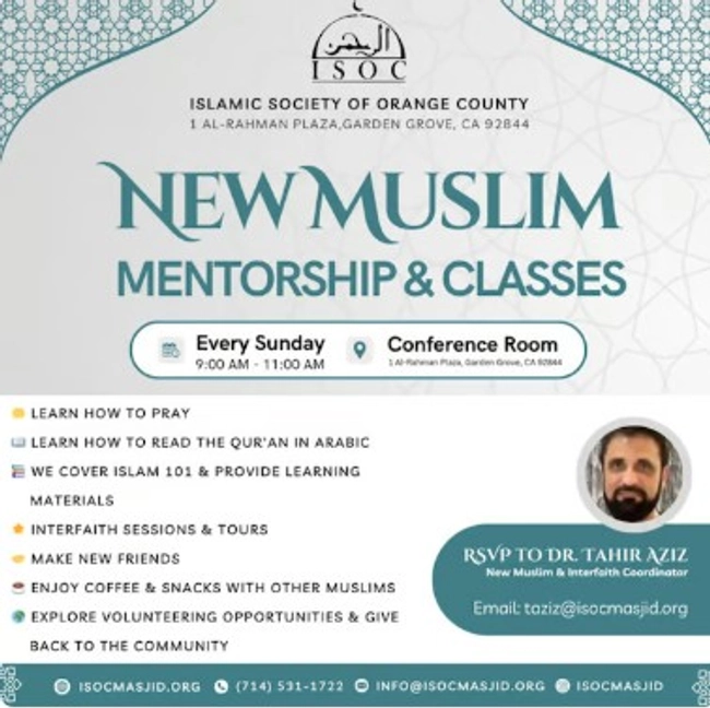 New Muslim Classes