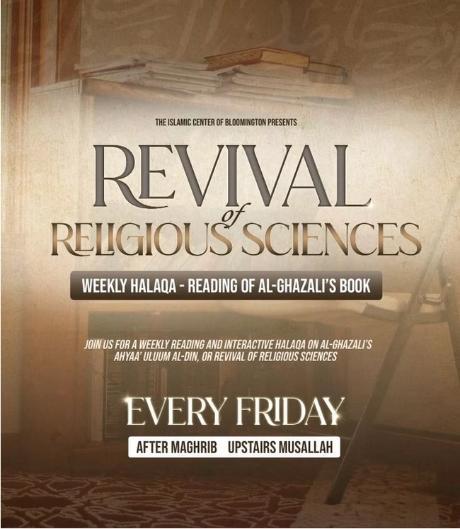 Revival of Religious Sciences Halaqa