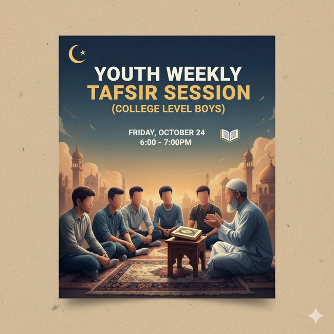 Youth Weekly Tafsir Session