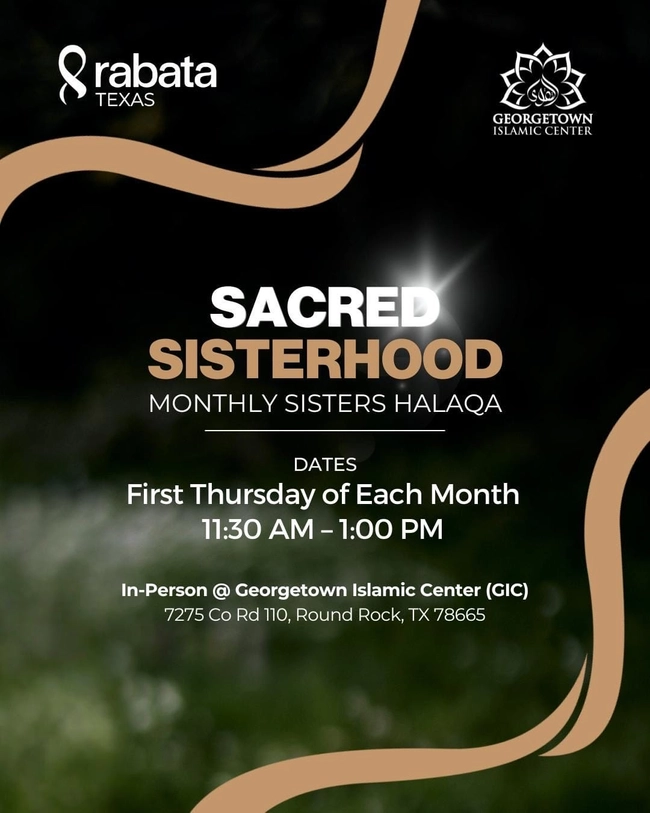 Monthly Sisters Halaqa