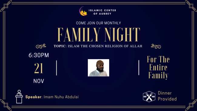 Monthly Family Night