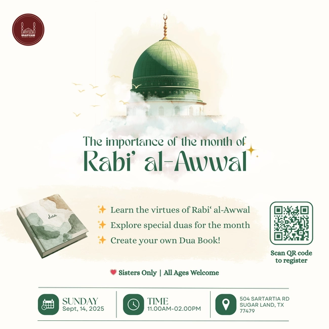 Gathering for Sisters: The Importance of Rabi' al-Awwal