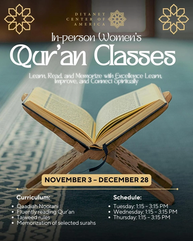 In-Person Women's Qur'an Classes