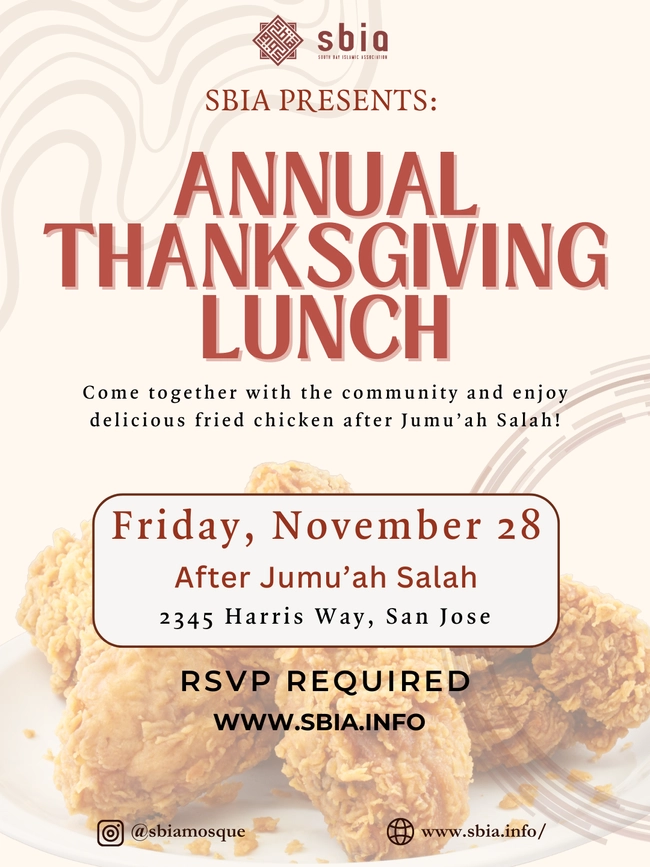 Annual Thanksgiving Lunch