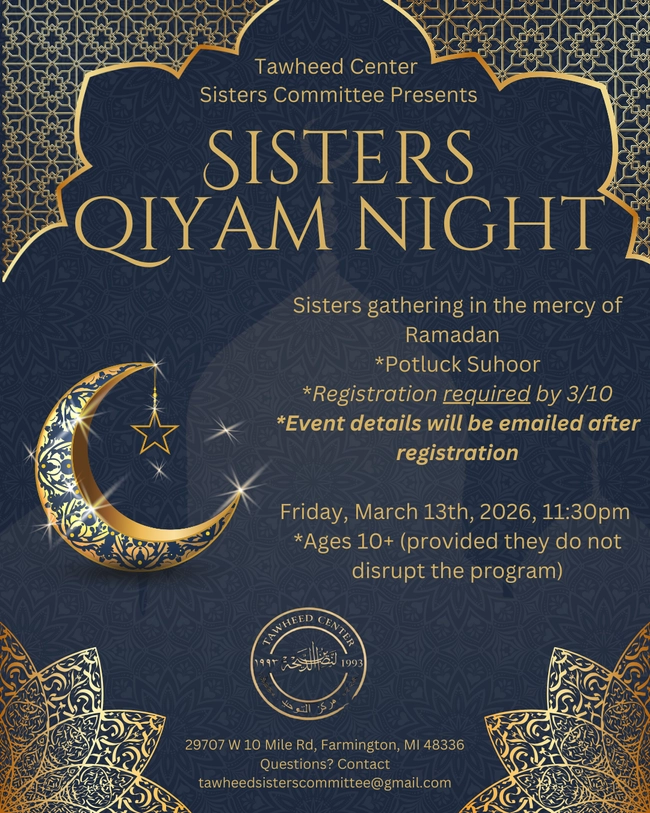 Sisters Qiyam Night