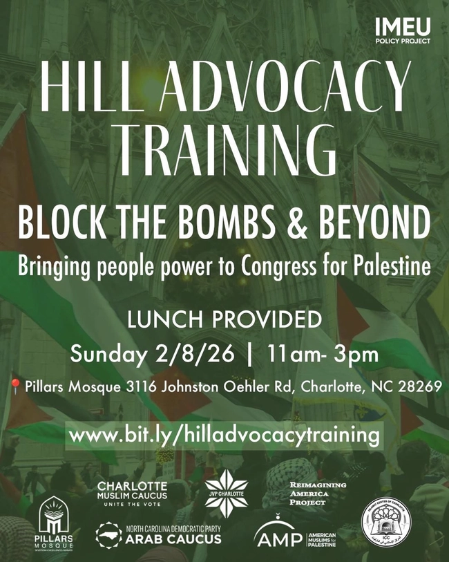 Hill Advocacy Training for a free Palestine