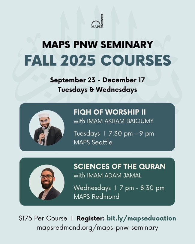  MAPS PNW Seminary Fall 2025 Courses