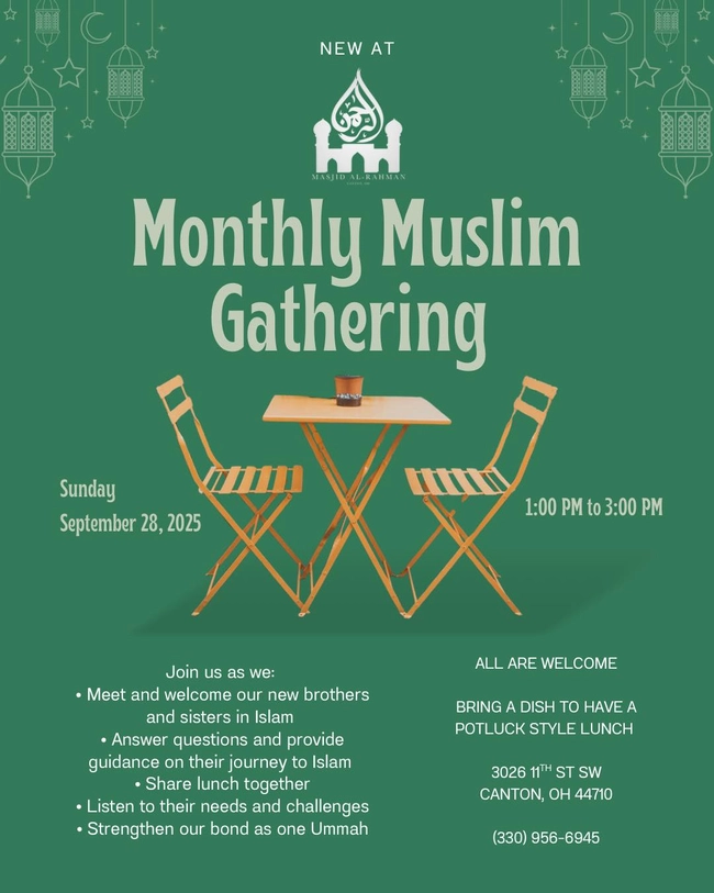  Monthly Muslim Gathering