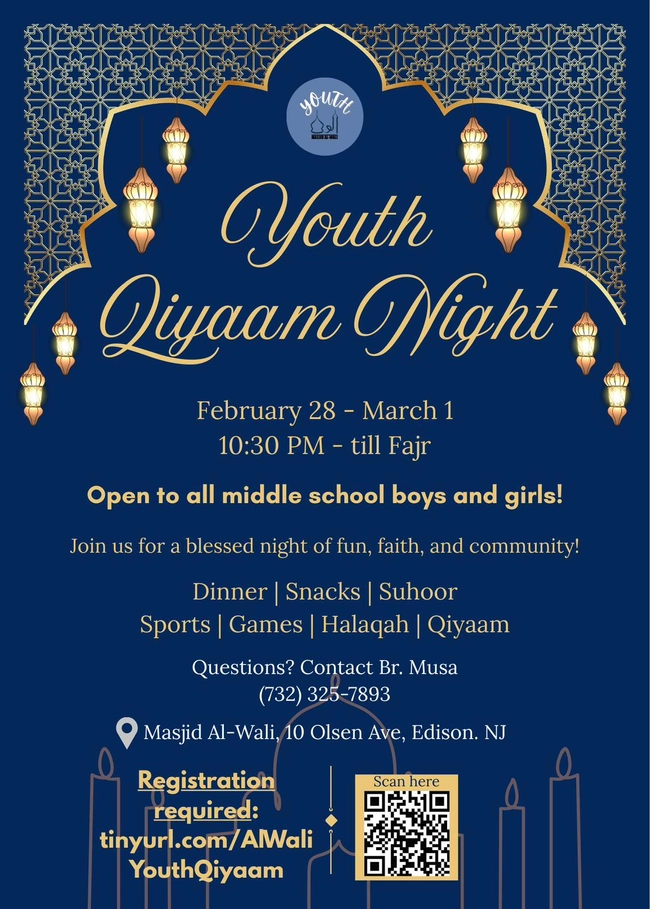 Youth Qiyaam Night