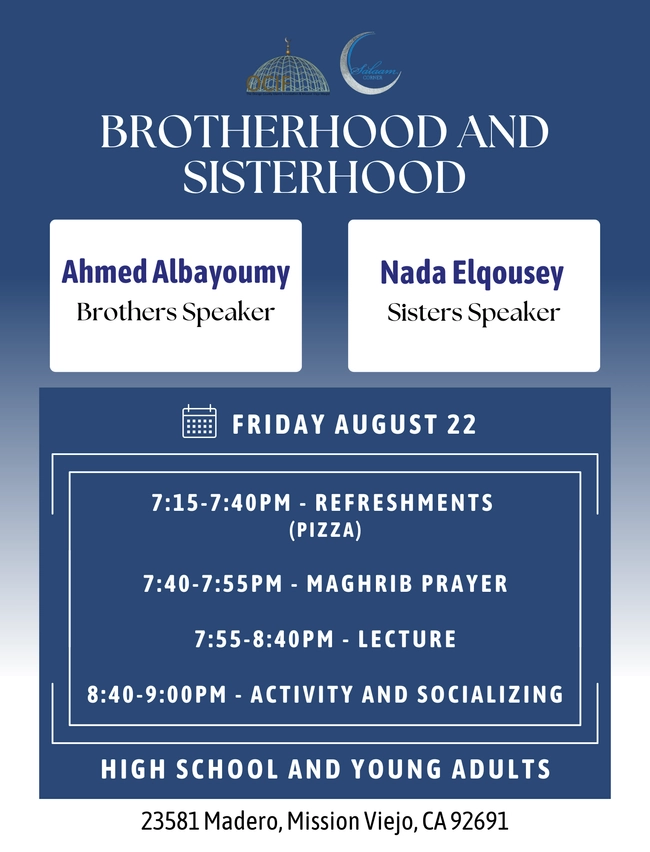 Brotherhood and Sisterhood Night