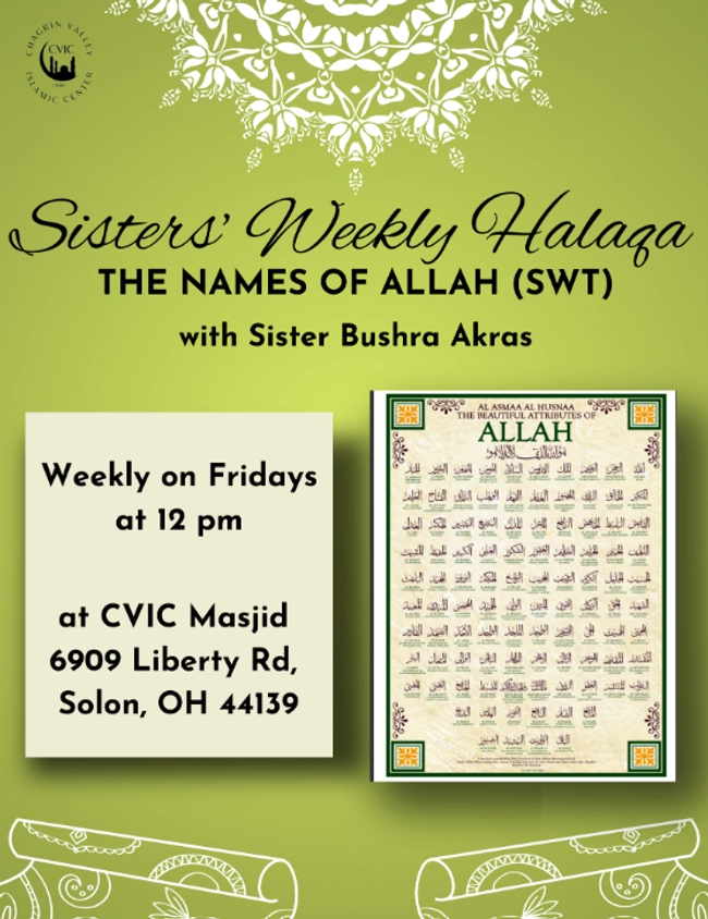 Sisters' Weekly Halaqa