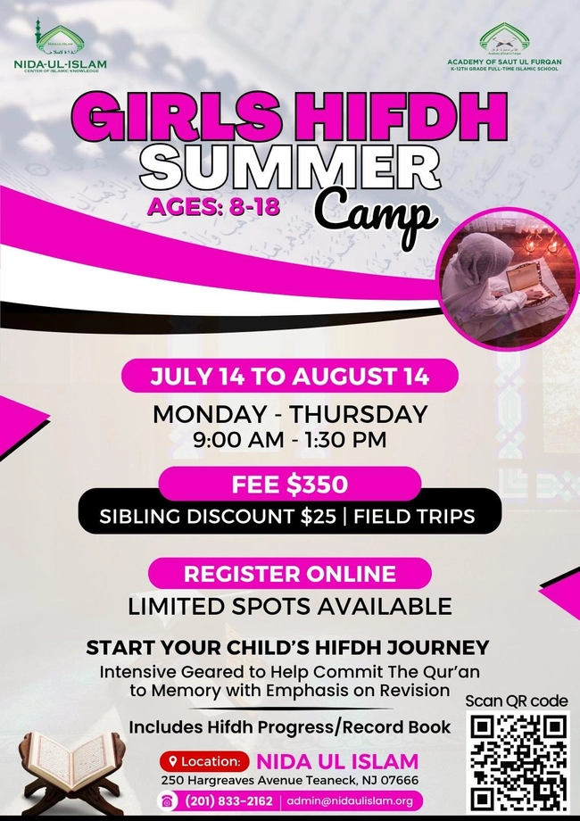 Girls Hifdh Summer Camp