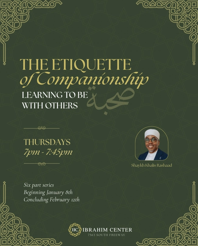 The Etiquette of Companionship