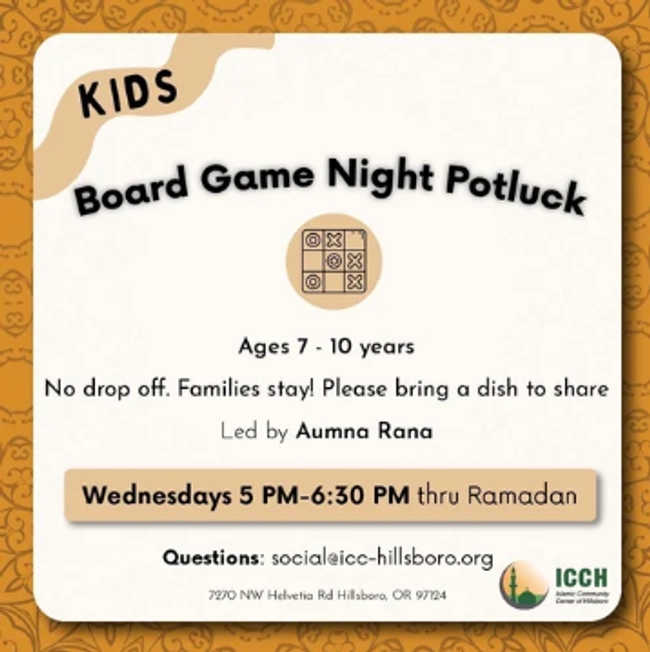 Kids Night Potluck