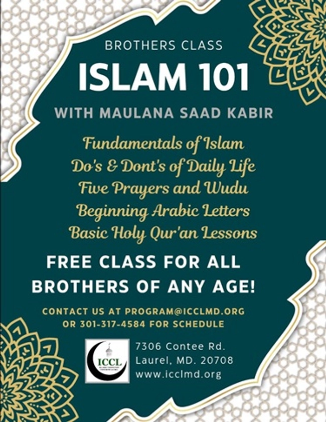 Free Islamic Classes for Brothers