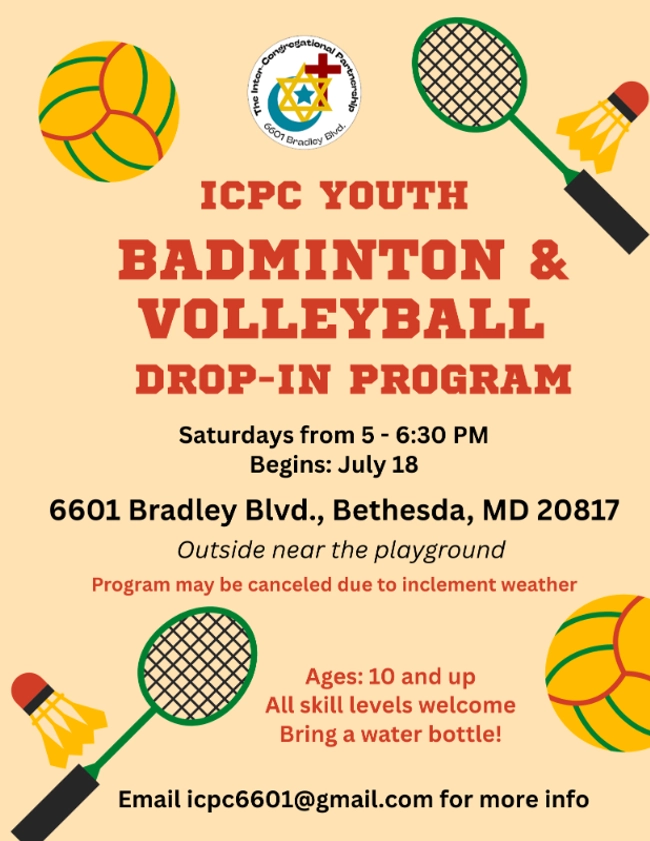 ICPC Youth Badminton & Volleyball Drop-In Program