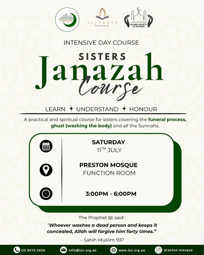 Sisters Janazah Course