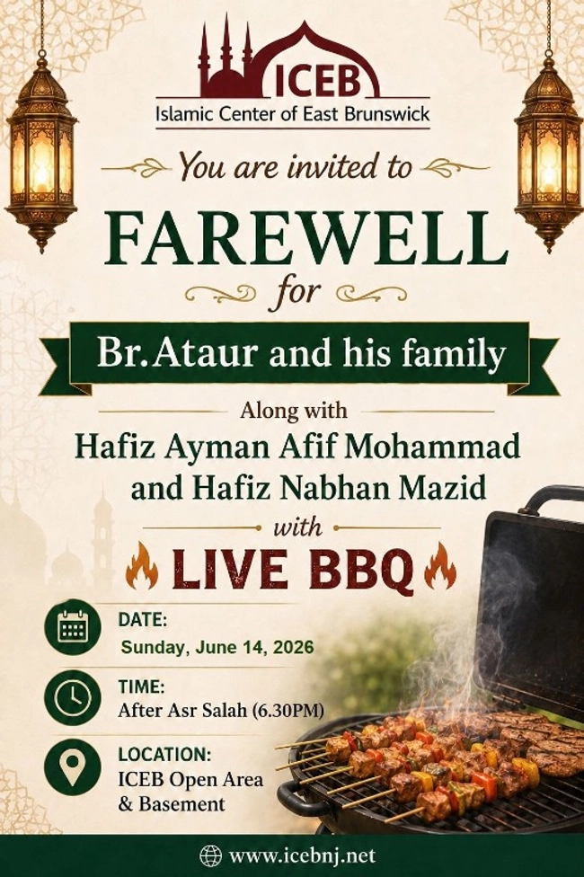 Farewell for Br. Ataur and his family