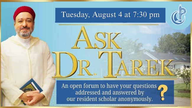 Ask Dr. Tarek