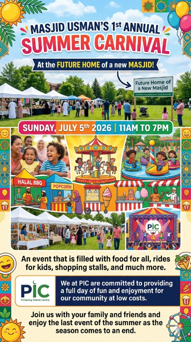 Masjid Usman's 1st Annual Summer Carnival