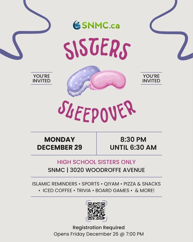 Sisters Sleepover Winter 2025