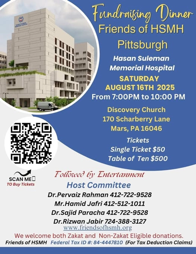 Fundraising Dinner for Friends of HSMH