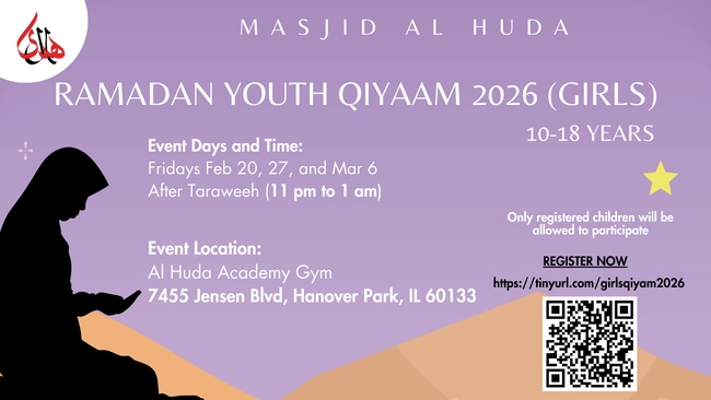 Ramadan Youth Qiyaam 2026 (Girls)