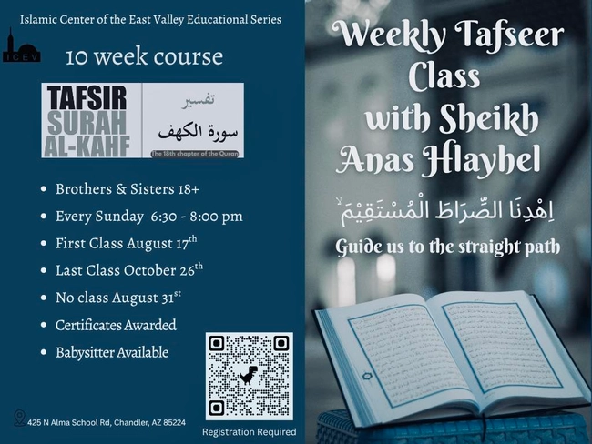 Weekly Tafseer  Class