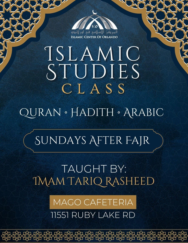  Islamic Studies Class