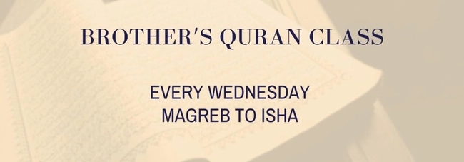 Brother's Quran Class