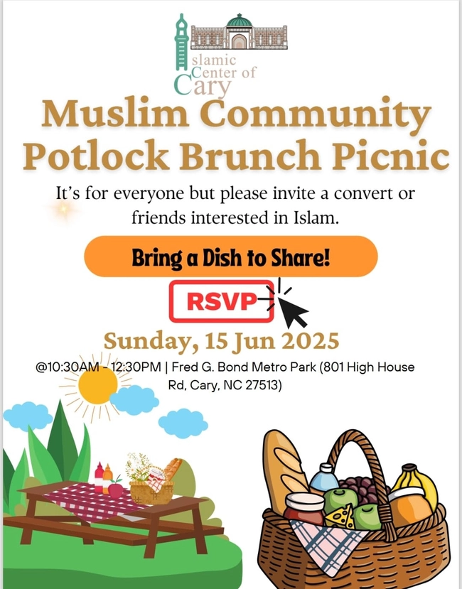 Muslim Community Potlock Brunch Picnic