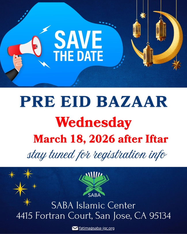 Pre-Eid Al Fitr Bazaar