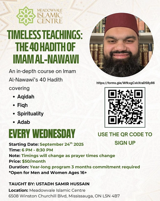 Timeless Teachings: The 40 Hadith of Imam al-Nawawi