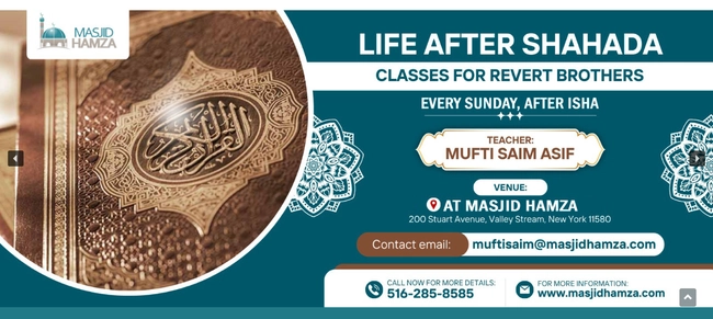 Life After Shahada: Classes for Revert Brothers