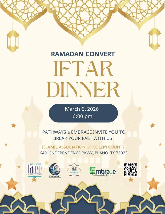 Ramadan Convert Iftar Dinner