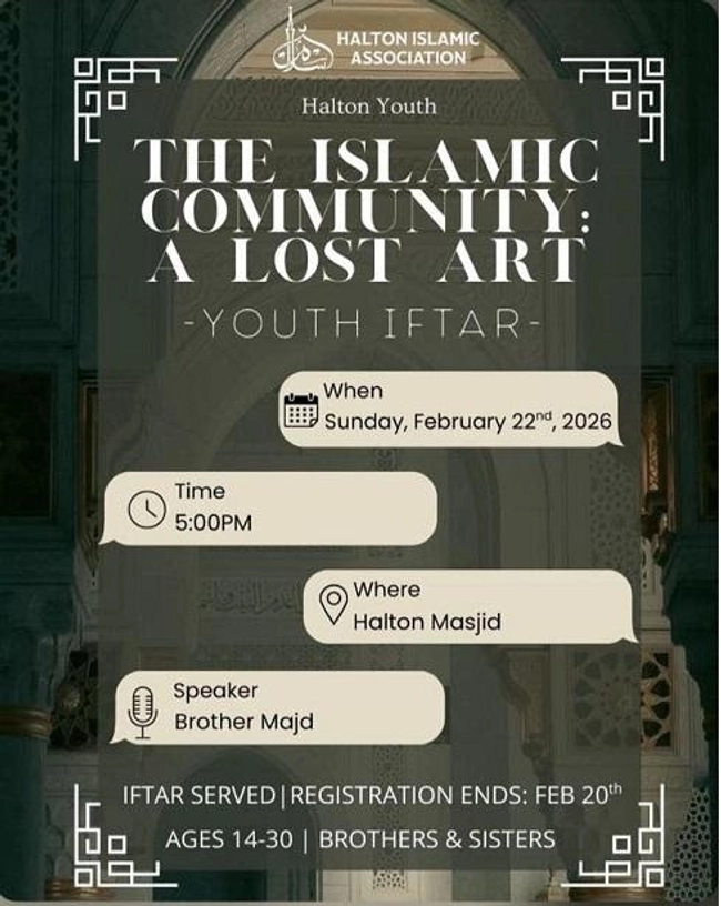 Islamic Community Youth Ifter