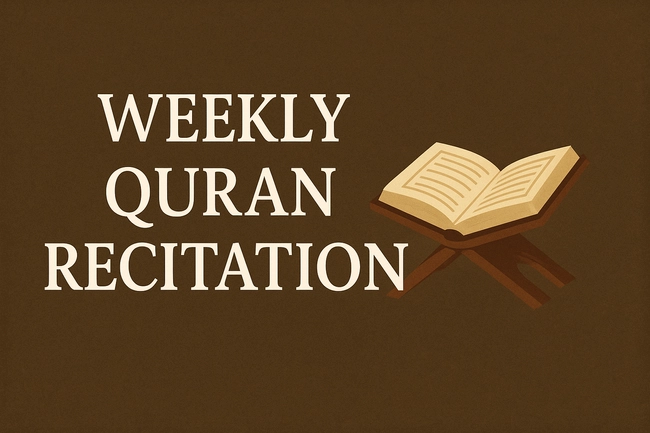 Weekly Quran Recitation